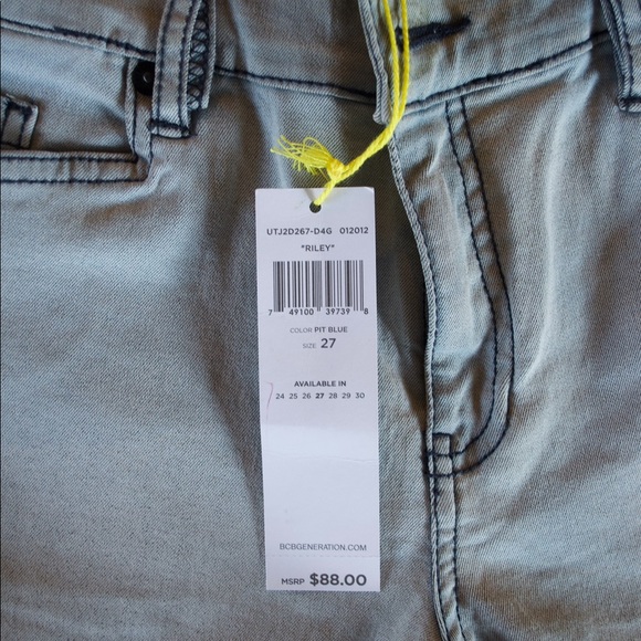 BCBGeneration Riley Straight Leg Jeans NWT - Picture 3 of 10